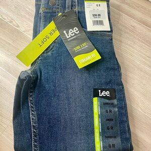 Lee Blue Straight Jeans Classic Fit